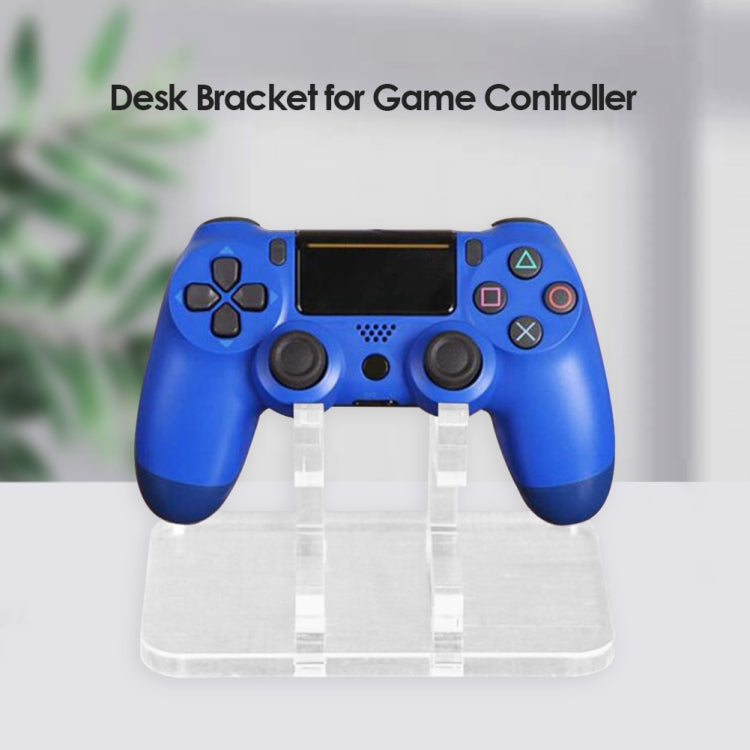 Acrylic Game Console Handle Stand Holder Display Stand For PS4 / PS5 (Transparency)