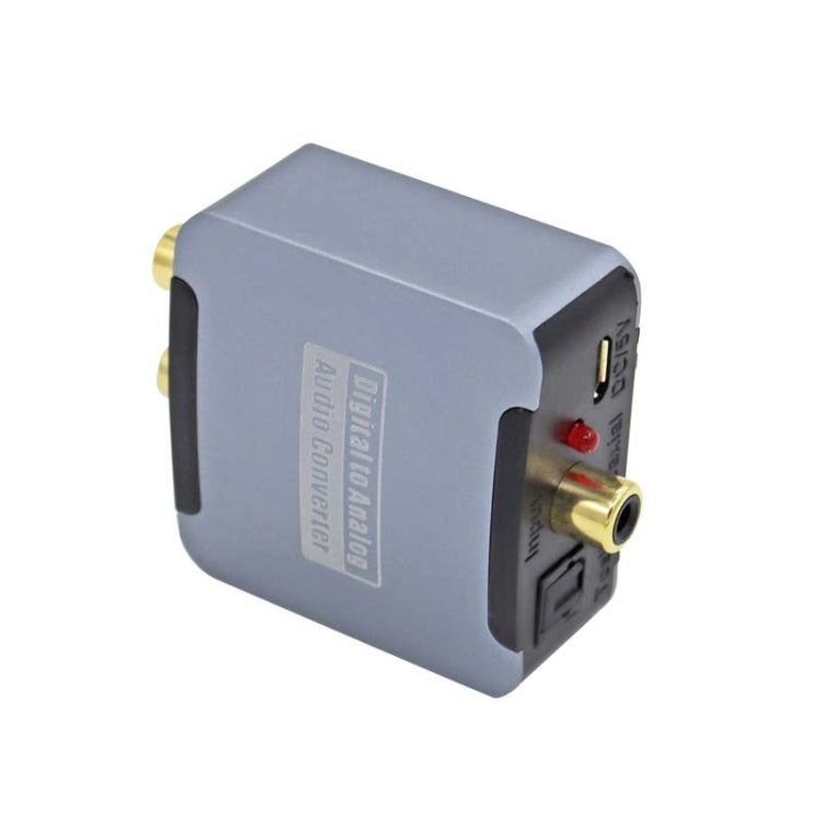 Interface de convertisseur audio coaxial à fibre optique numérique YQ-080: hôte + câble d'alimentation USB + câble à fibre optique + câble coaxial