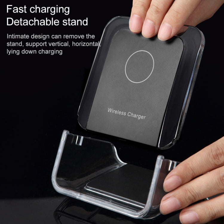 A9191 10W 3 in 1 Multifunctional Vertical Wireless Charger (Blue)