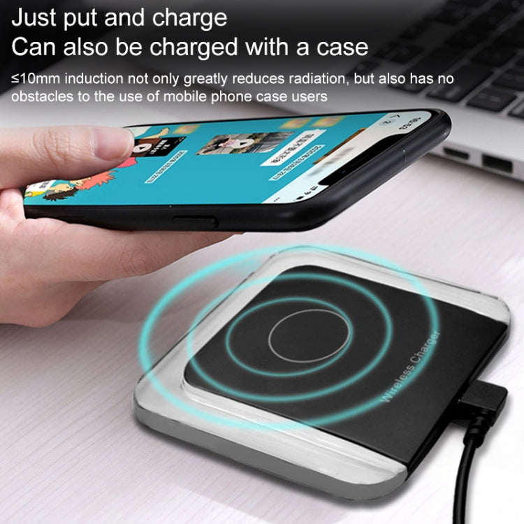 A9191 10W 3 in 1 Multifunctional Vertical Wireless Charger (Blue)