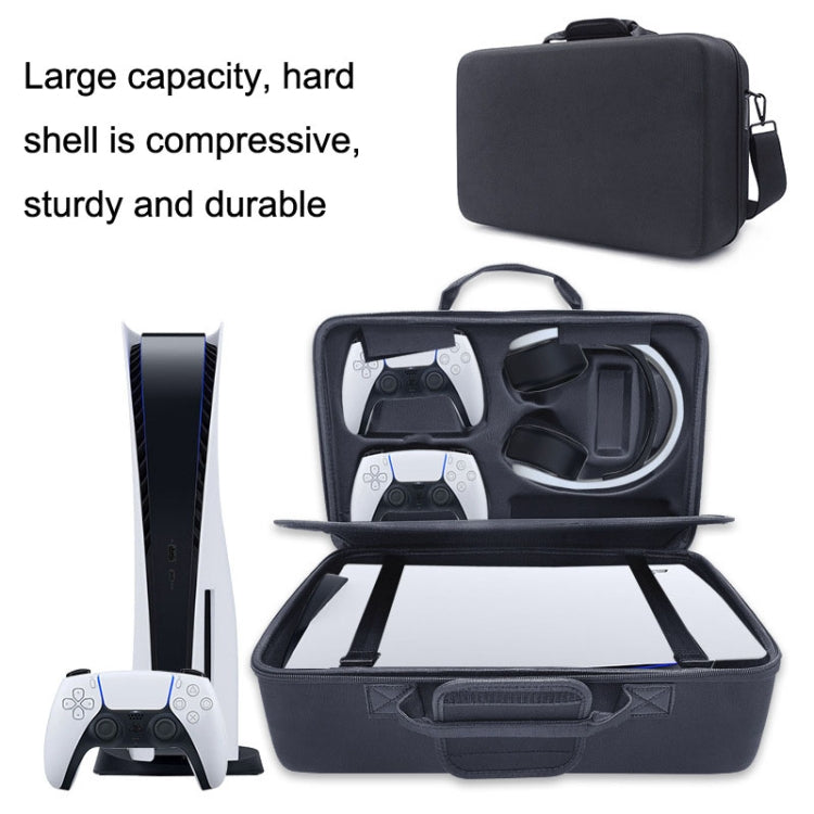 Bolso de almacenamiento de Consola de Juegos Portátiles GH1881 Para PS5 (Negro)