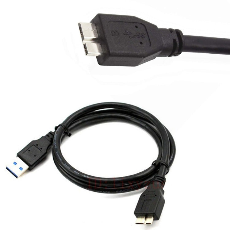 USB 3.0 Macho al Micro Cable de datos HDD USB Para HDD Móvil externo longitud del Cable: 1.8m (Negro)