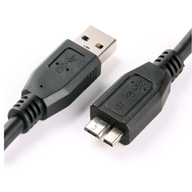 Câble de données USB 3.0 mâle vers Micro USB HDD pour disque dur mobile externe Longueur du câble : 1,8 m (noir)