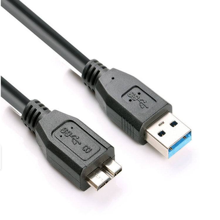 Câble de données USB 3.0 mâle vers Micro USB HDD pour disque dur mobile externe Longueur du câble : 1,8 m (noir)