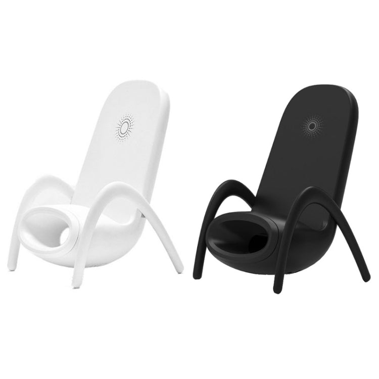 JP-WXC Chair Shape Wireless Charger with Amplifier Function (White)