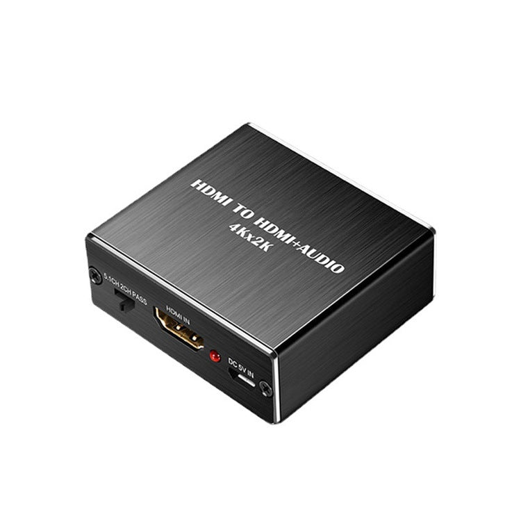 Répartiteur audio HDMI vers HDMI + audio (noir)