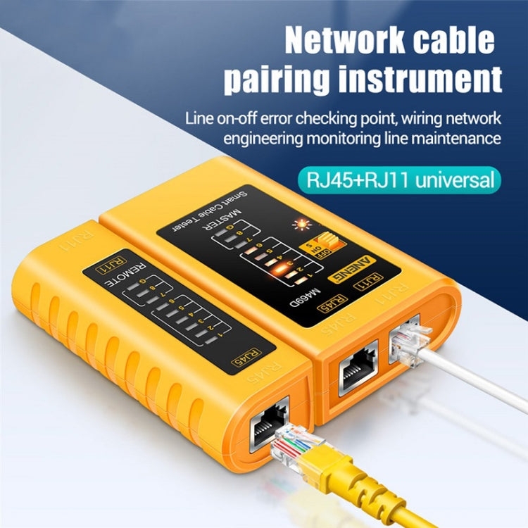 Aneng 2 PCS Cable de red multifuncional Cabeza de Cristal Detector uniLateral entrega aleatorio de Color