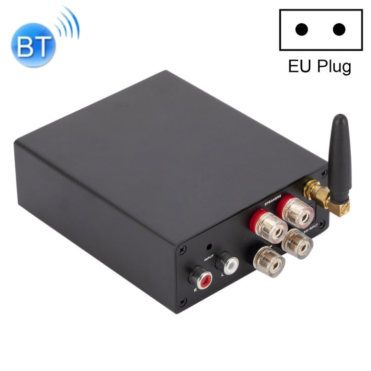 Amplificador de Alimentación Digital de Audio estéreo de alta fidelidad Bluetooth 5.0 (Enchufe de la UE)