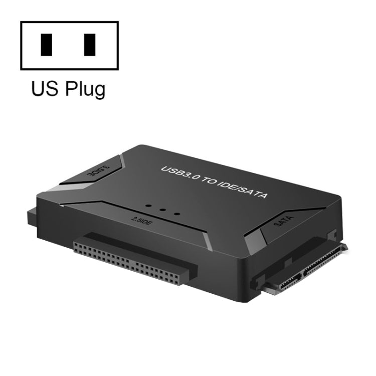 USB3.0 To SATA/IDE Easy Drive Transfer Cable Hard Drive Adapter Plug Specifications: US Plug