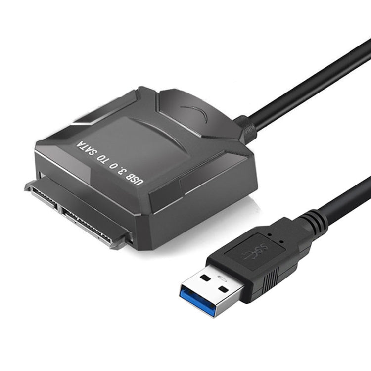 Câble de transmission SATA vers USB3.0 Easy Drive Câble adaptateur de disque dur externe 2,5/3,5 pouces (noir)