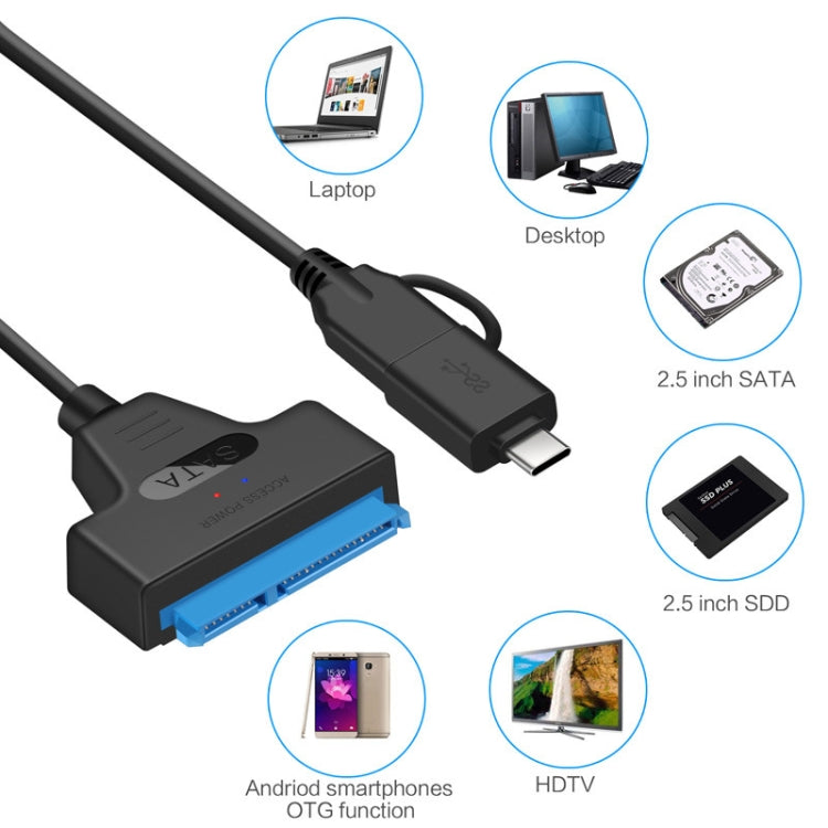 T10 USB3.1 to SATA Easy Drive Hard Drive Cable Adapter Cable