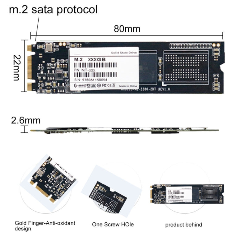 M.2 unidad de estado sólido SSD de alta velocidad de 2.5 pulgadas capacidad: 128GB