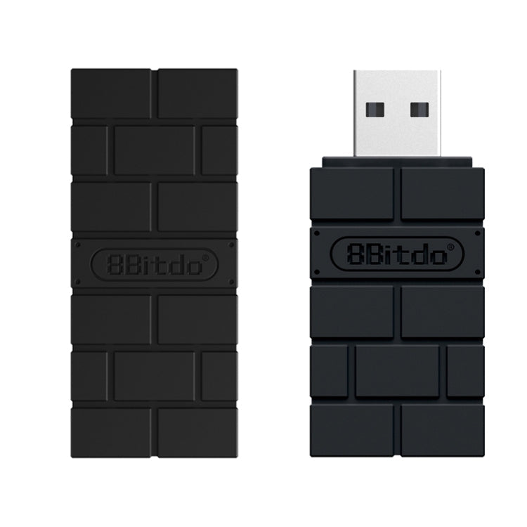 8BitDO USB USB Interruptor de mango de receptor Inalámbrico Para PS5 / PS4 (Negro)