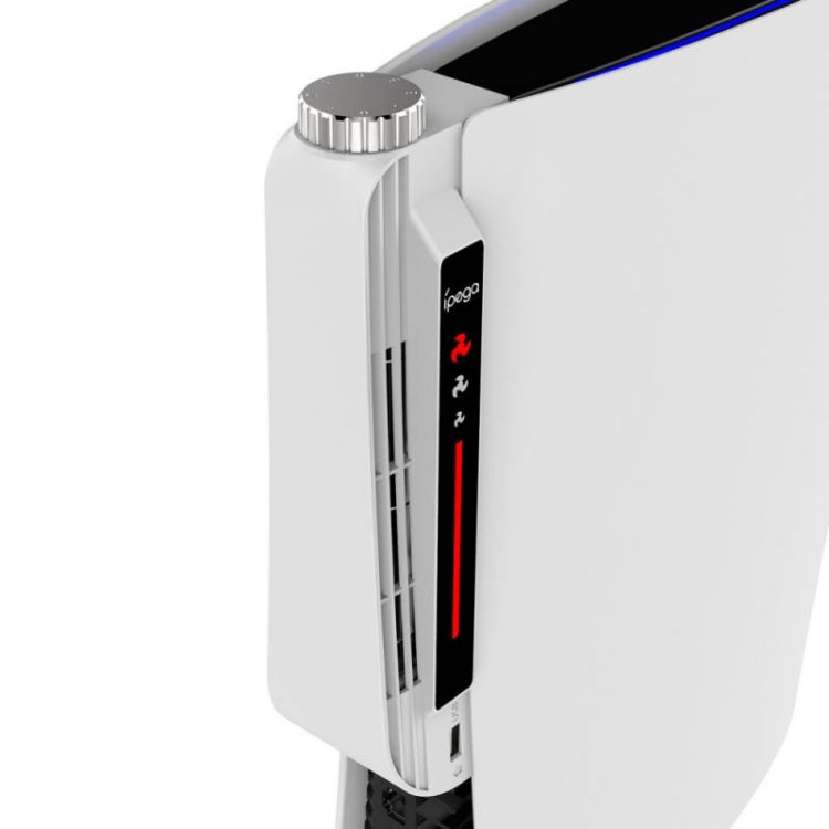 Ventilador de turbo centrífugo de iPega con Luz indicadora con Puerto USB extendido Para PS5 (Blanco)