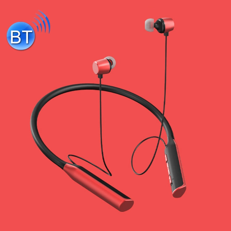Sports Sports Stereo Wireo Wireless Bluetooth Neck-Mounted Headphones (Phantom Red)