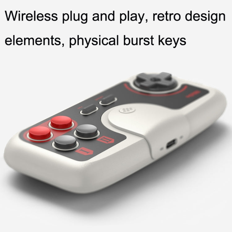 8bitdo PCE2.4G Wireless GamePad for Switch (Light Grey)