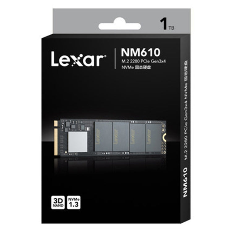 LEXAR NM610 PCLE3.0 QUAD COMPUTER WITH SOLID STATE COVERAGE Capacity: 500 GB