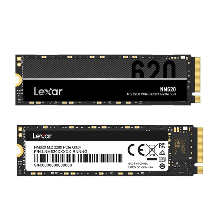 LEXAR NM620 Interface M.2 NVME Disque SSD de grande capacité Capacité : 512 Go
