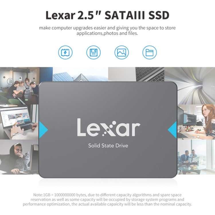 LEXAR NQ100 SATA3.0 Interface Notebook SSD Solid State Drive Capacité : 480 Go