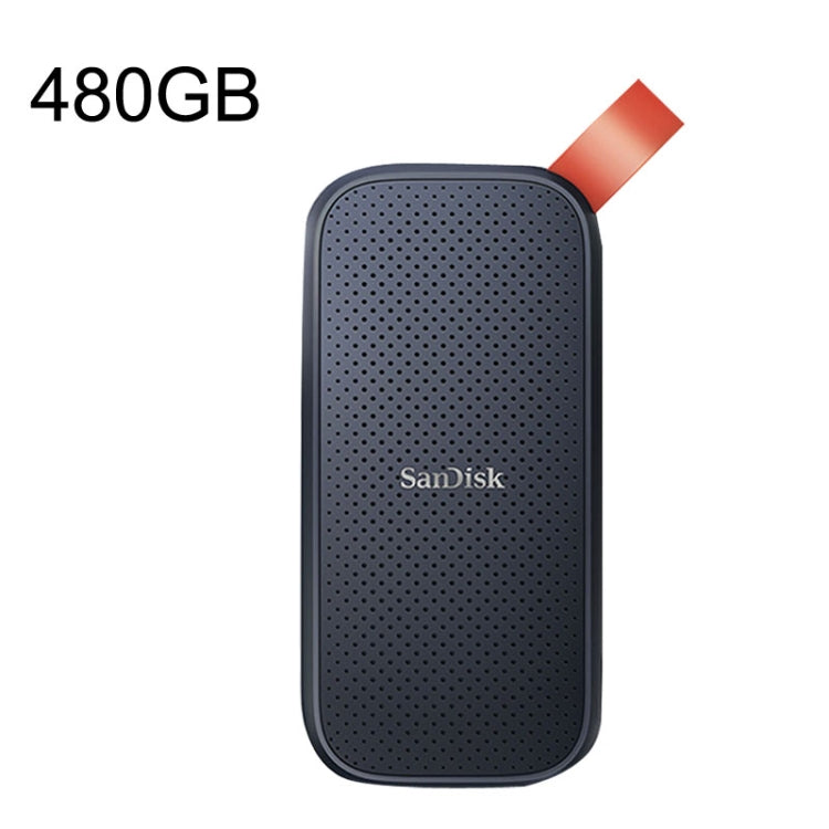 Sandisk E30 COMPACT HAUTE VITESSE USB3.2 Disque SSD mobile Capacité : 480 Go