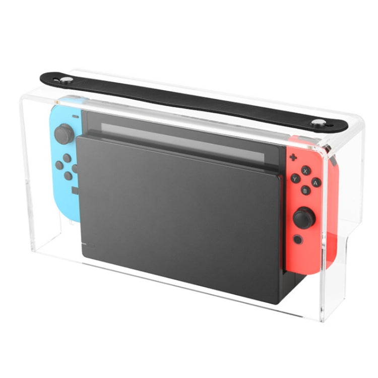 Acrylic Dustproof Carrying Case For Game For Oled Switch (Transparent)