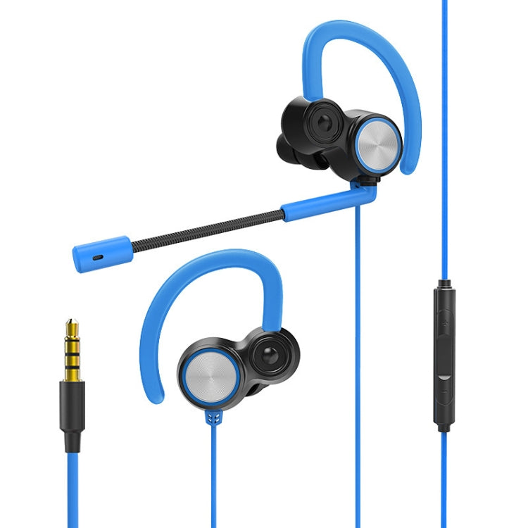 Auriculares dinámicos de Doble núcleo de V6 Gaming (Azul Negro)