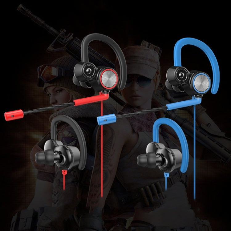 V6 Gaming Dual-core Dynamic Headset (Blue Black)