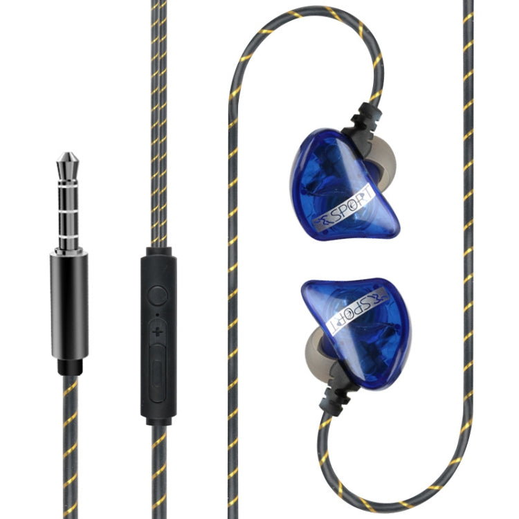 Subwoofer Mobile Computer Headphones Spec: 3.5 Interface (Blue)