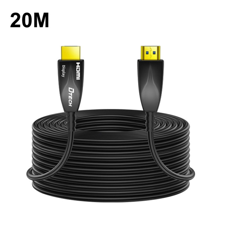 DTech HDMI 2.0 Versión Fiber Optical Línea 4K 60Hz Cableado de ingeniería de televisión de Pantalla Grande longitud: 20m
