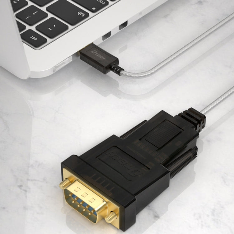 DTech DT-5002F 1M USB vers RS232 ligne série DB9 COM Port COM