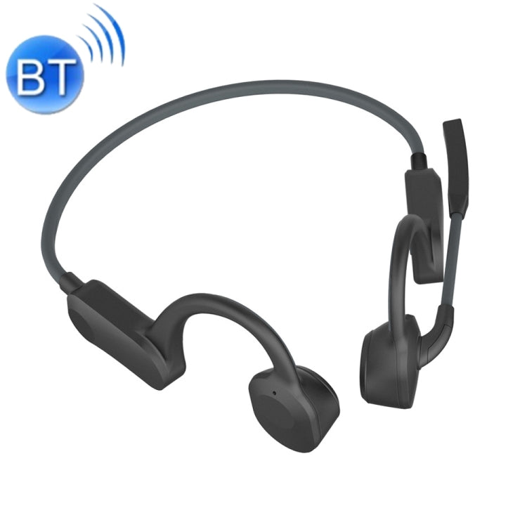 Auriculares Bluetooth de conducción ósea impermeable GCRT-X100 con Micrófono (Negro)