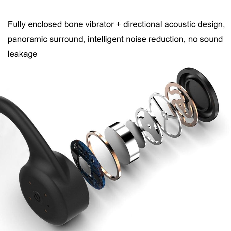 Casque Bluetooth à conduction osseuse à charge magnétique X5 (noir)