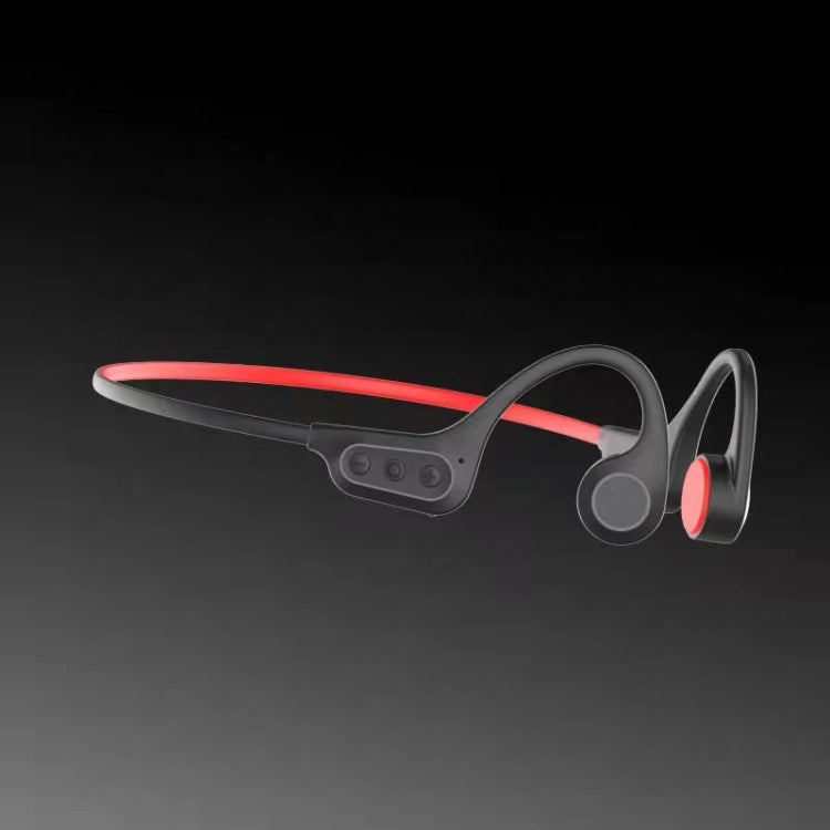 GCRT-X8 Wireless Bone Conduction Sports Headphones (Red Black)