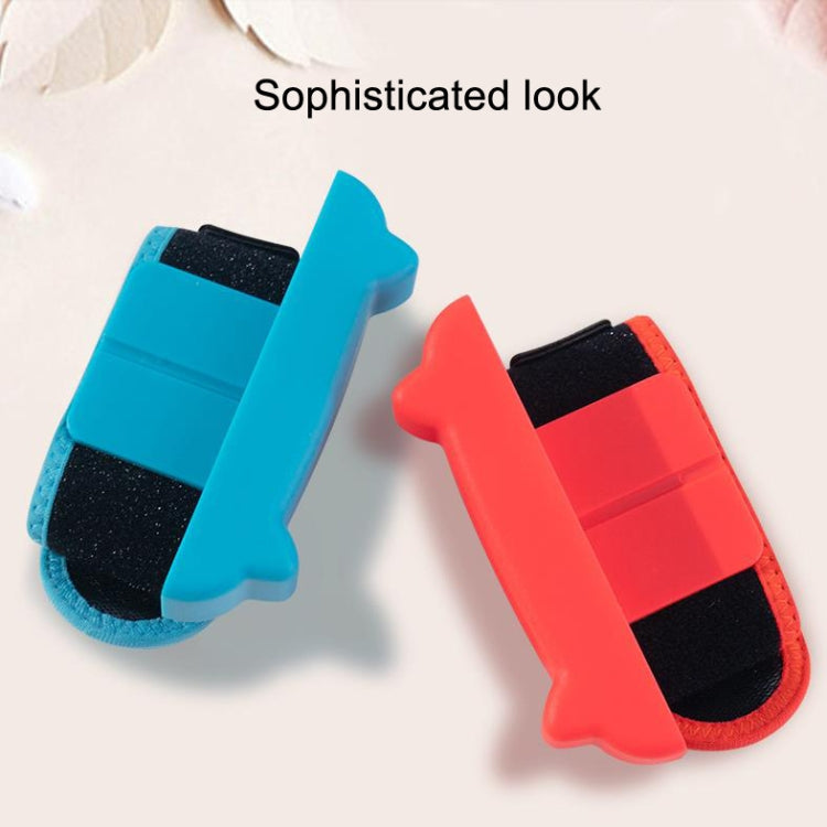 Dancing Wrist Bracelet Game Handle Strap For Switch Joy-Con (Blue Red 29cm)