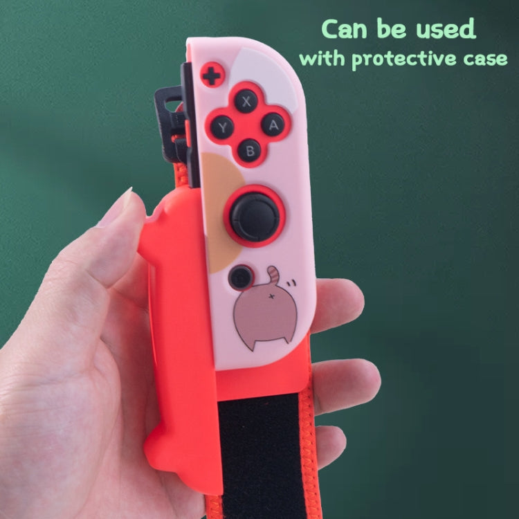 Dancing Wrist Bracelet Game Handle Strap For Switch Joy-Con (Blue Pink Long and Short)