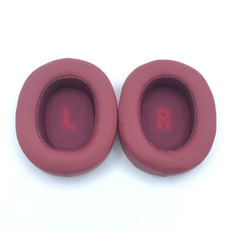 Foam covers for JBL E55BT Headphones Color: Red