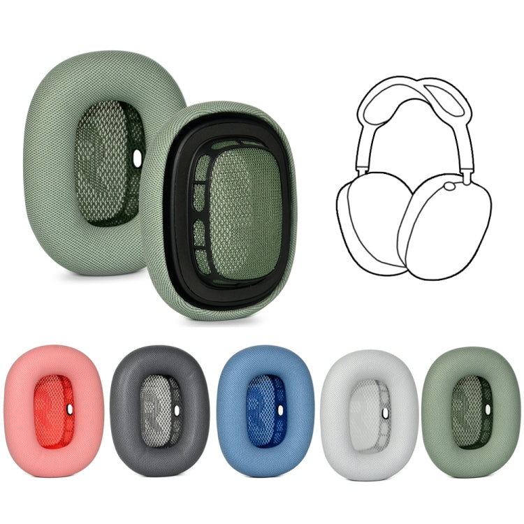 Ear Pads with Sponge Cover for AirPods Max (Cool Green)