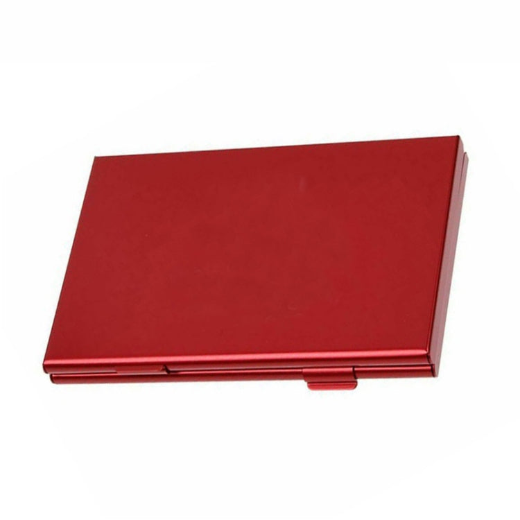 Paquete organizador de aleación de Aluminio Para almacenamiento de Tarjetas de juego Para Nintendo Switch (Rojo)