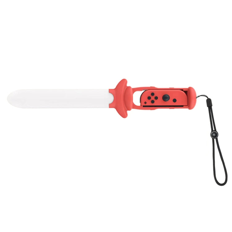 DOBE TNS-2109 Épée lumineuse somatosensorielle avec poignée gauche et droite pour Nintendo Switch (Rouge)