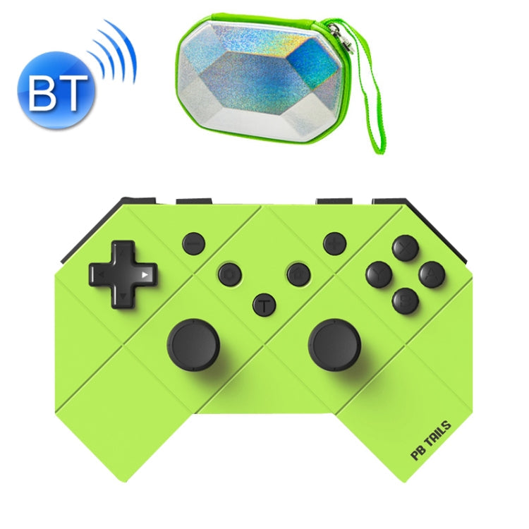 PB TAILS pour Switch Style de manette sans fil Bluetooth : édition Deluxe (jaune vert)
