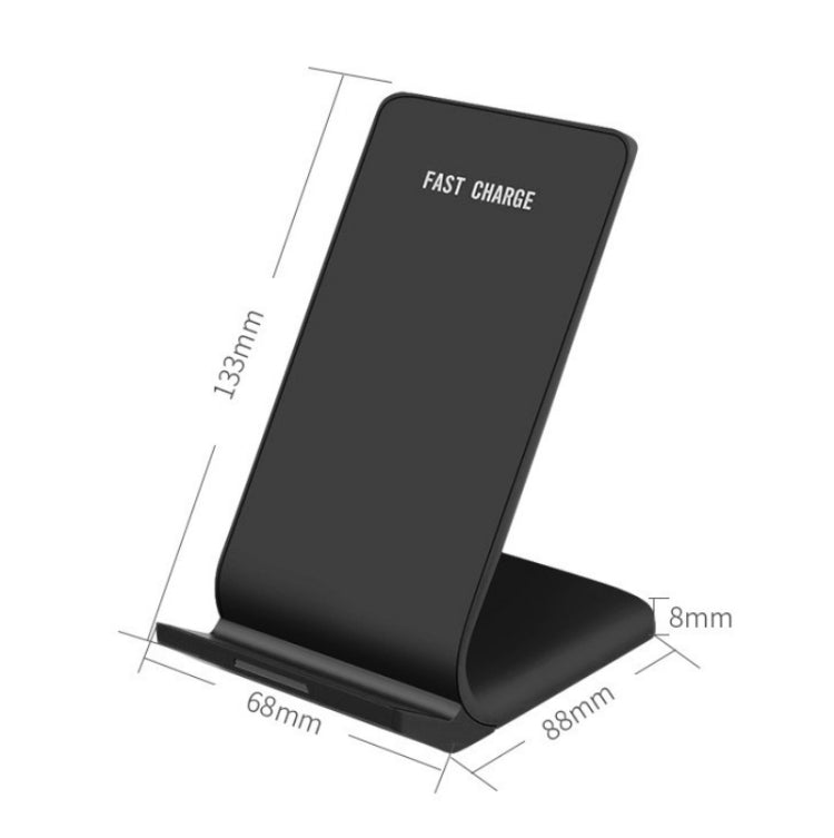 R2 10W Vertical Wireless Charger for Mobile Phone Smart Fast Charging Charging Stand Desktop Stand