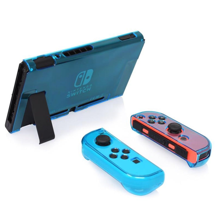 PC Protection Cover MADE For Nintendo SWITCH NS HOME Crystal PLASTIC Crystal PLASTIC Crystal (Blue)
