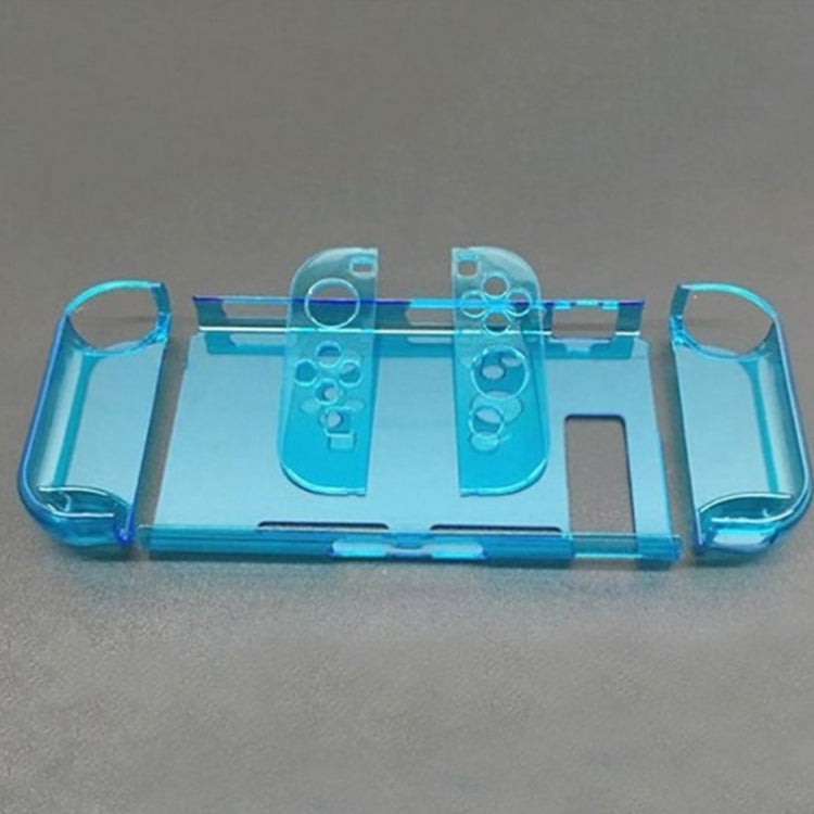 Cubierta de Protección de PC HECHO Para EL INTERRUPTOR de Nintendo NS CASA de Cristal de PLÁSTICO de PLÁSTICO de Cristal de PLÁSTICO de PLÁSTICO de Cristal (Azul)