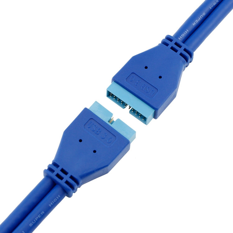 Câble d'extension USB3.0 20PIN MM Extension du panneau avant du châssis Fil de cuivre pur
