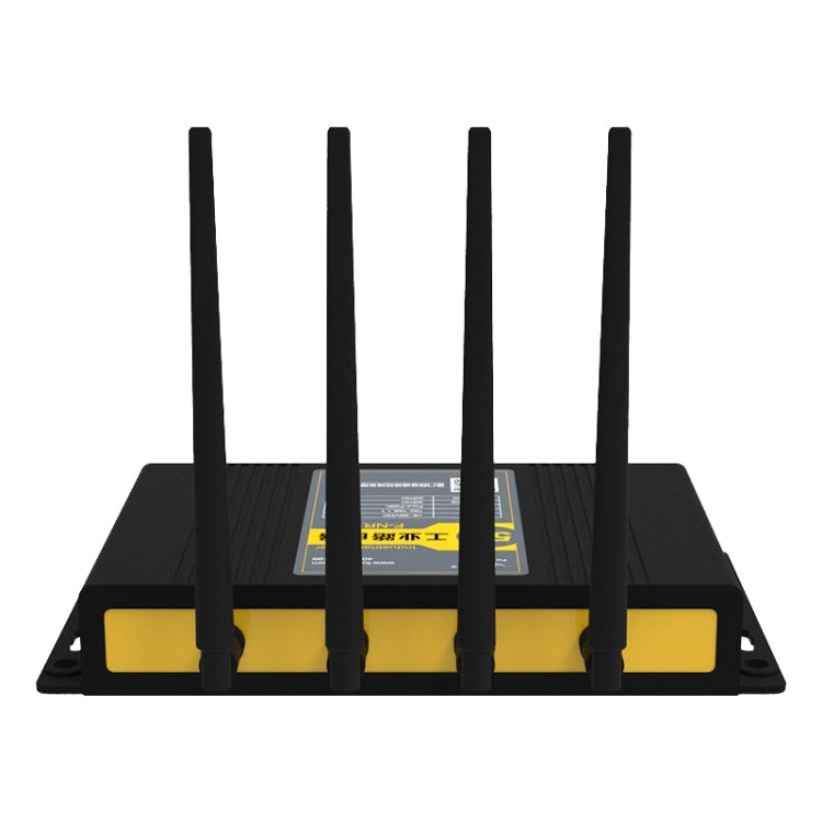 F-NR100 1000Mbps 5G Routeur sans fil WiFi industriel à 5 ​​ports avec connecteur américain à 4 antennes