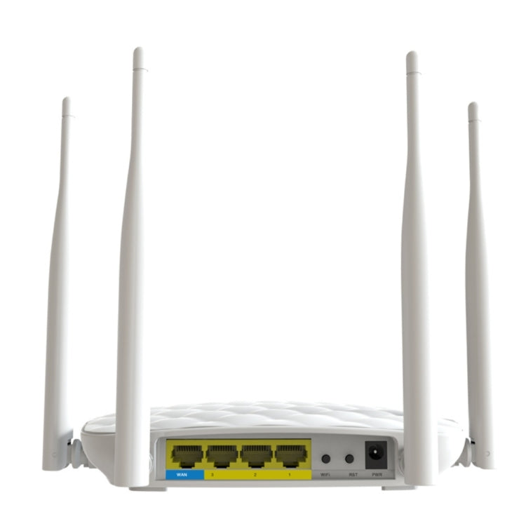 Tenda FH456 Routeur WiFi sans fil 2,4 GHz 300 Mbps avec antennes externes 4-5 dBi (Blanc)