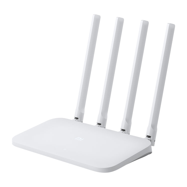 Original Xiaomi MI WiFi Router 4C Smart APP Control 300Mbps 2.4GHz Wireless Router Repeater with 4 Antennas US Plug (White)