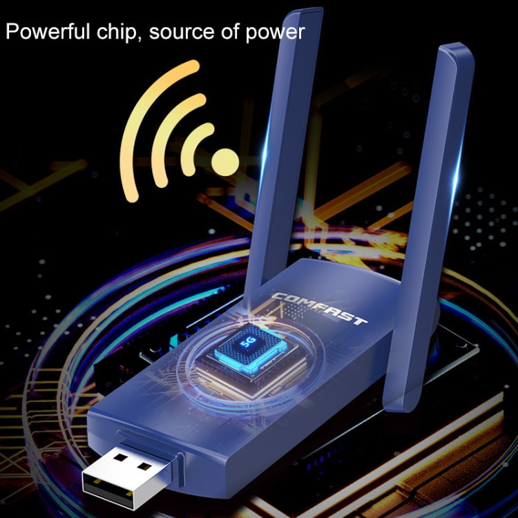 COMFAST CF-927B 1300MBPS Dual Band Dual Bluetooth WiFi Network Adapter