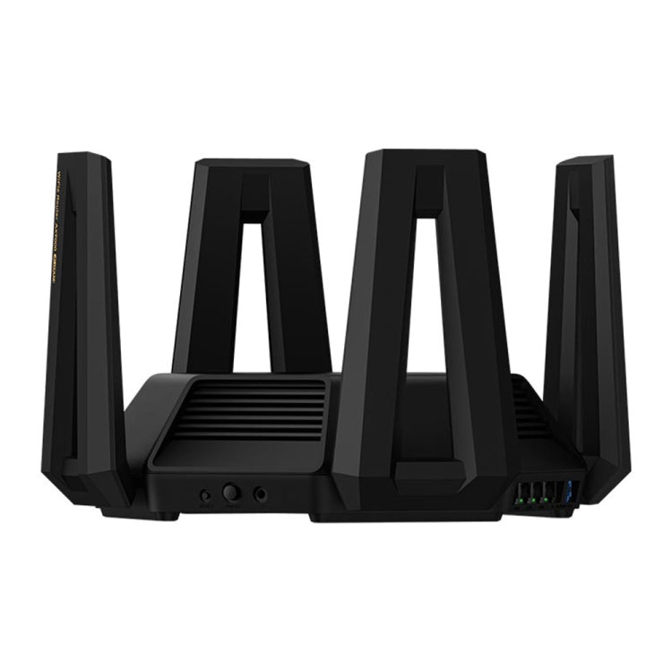 Original Xiaomi AX9000 WiFi Router WiFi6 UPGRADED EDITION TRI-BAND USB3.0 Wireless Mesh Network Booster Kit Booster Repeater 12 Antennas (Black)