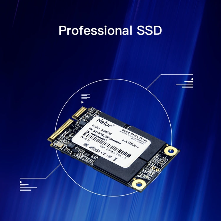 Disque SSD Netac N5M 60 Go mSATA 6 Gb/s